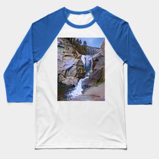 Waterfall, North Fork Kings River, California. Baseball T-Shirt